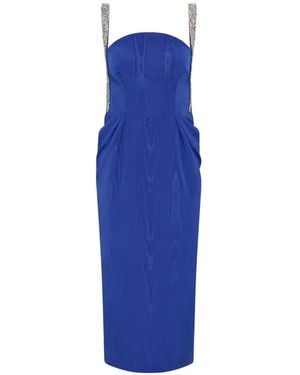 Rebecca Vallance Teles Embellished Midi Dress - Blue