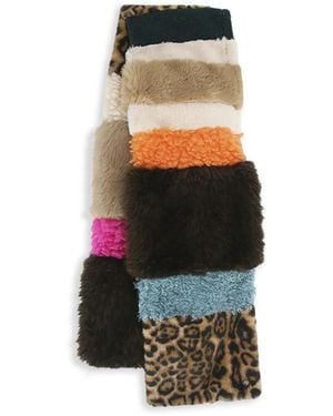 Kurt Geiger Sciarpa Poppy Leopardata - Nero