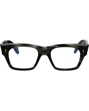 Cutler and Gross Brille Mit Eckigem Gestell - Schwarz