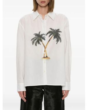 Christopher Esber Mirage Palm Shirt - Natural