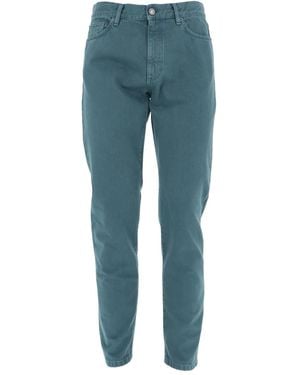 ZEGNA Jean À Coupe Cinq Poches - Bleu