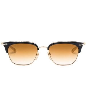 Chrome Hearts Lunettes De Soleil À Monture D'Inspiration Wayfarer - Blanc