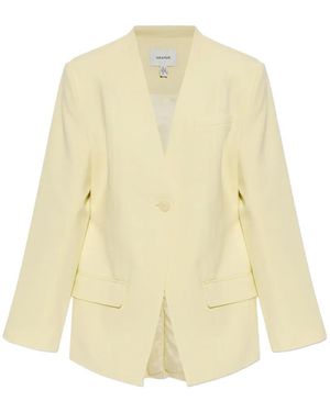 Gestuz Gzcia Single-Breasted Blazer - White