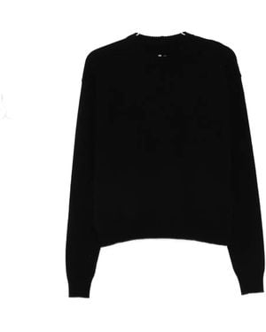Rick Owens Crew-Neck Wool Jumper - Black