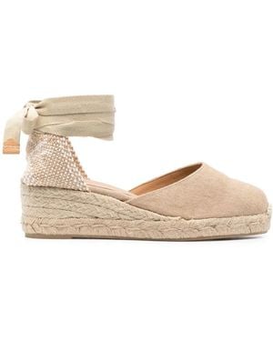 Castañer Wedge-Espadrilles 50Mm - Natur