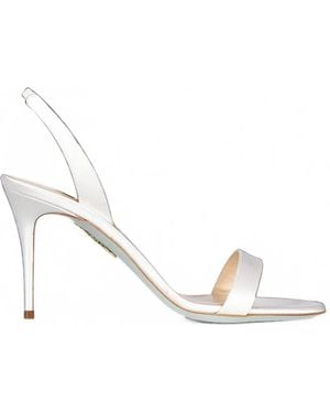Aquazzura So Nude Sandals 85 - White