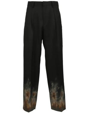 Doublet Straight Tailored Trousers - Black