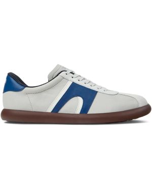 Camper Pelotas Soller Leather Panelled Trainers - Blue