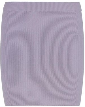SABLYN Minijupe En Maille - Violet