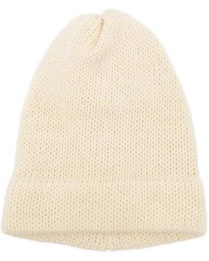 Universal Works Turn Up-Brim Beanie Hat - Natural