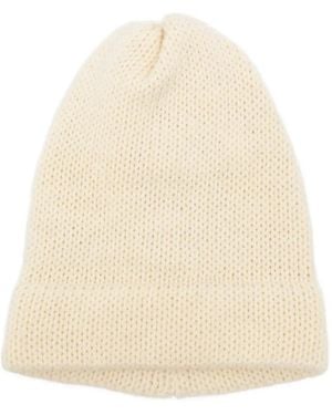 Universal Works Turn Up-Brim Beanie Hat - Natural