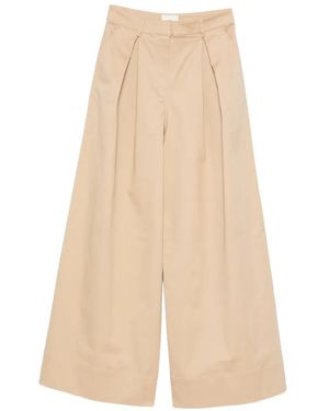 THE GARMENT Avelino Pleated Pants - Natural