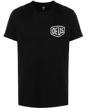 Deus Ex Machina T-Shirt Con Stampa - Nero