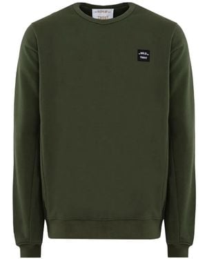 In Gold We Trust The Lifetime Logo-Patch Sweatshirt - Green