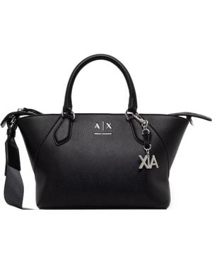 ARMANI EXCHANGE Borsa A Tracolla Con Logo - Nero