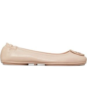 Tory Burch Bailarinas Minnie con logo - Rosa