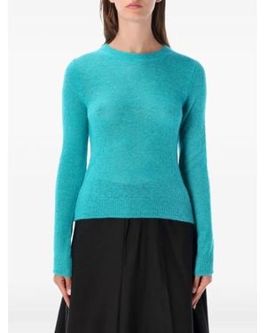 Studio Nicholson Eyla Crew-Neck Knit Sweater - Blue