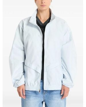 Nike Swoosh-Logo Zip-Fastening Jacket - White