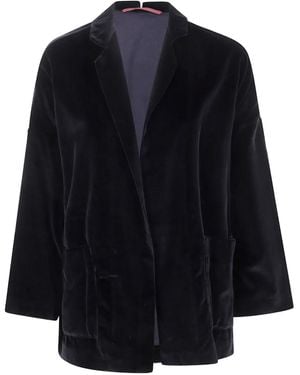 Daniela Gregis Velvet Blazer - Blue