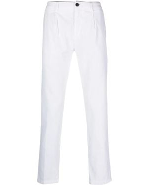 Department 5 Pleat-Detail Tapered-Leg Trousers - Bianco