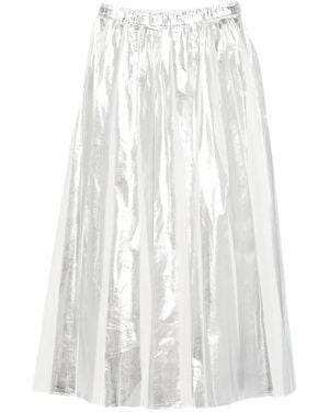 Tela Pleated Maxi Skirt - White