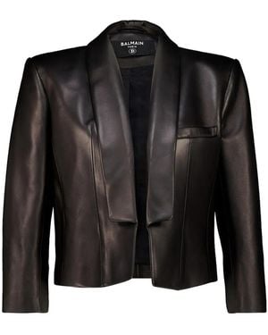 Balmain Chaqueta Spencer - Negro