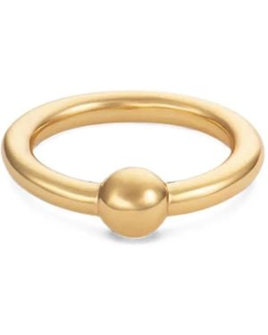 Poche Paris Flow Ball-Detail Ring - Metallic