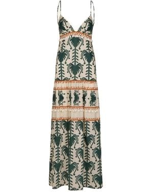 Johanna Ortiz Keeper Printed Dress - Green