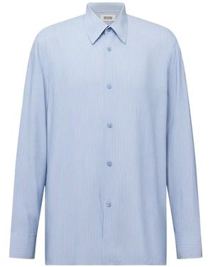 DRYKORN Gaunt Vertical-Stripe Shirt - Blue