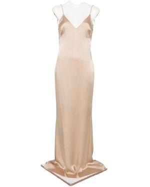 Tom Ford Crystal-Embellishment Maxi Dress - White