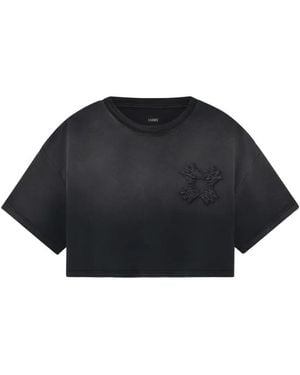 Amiri Short Top With Patch - Black