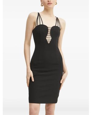 Guess Marciano Strap-Embellished Mini Dress - Black