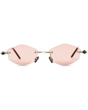 Kuboraum P60 Geometric-Frame Sunglasses - Pink