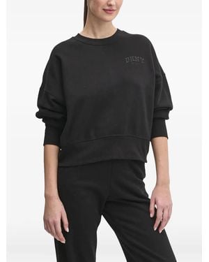 DKNY Embroidered Sweatshirt - Black