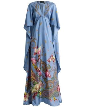 Etro Abito Lungo - Blu