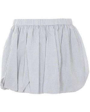 ELEH Minifalda Con Cinturilla Elástica - Blanco