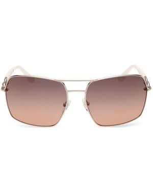 Guess Gafas De Sol Con Montura Rectangular - Rosa