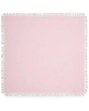 Bompard Bufanda De Cachemira Con Flecos - Rosa