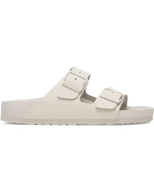Birkenstock Arizona Exquisite Leather Sandals Shoes - White