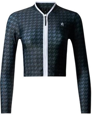 Perfect Moment Badpak Met Pied-De-Poule Print - Blauw