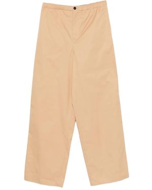 Jil Sander Cotton Pants - Natural