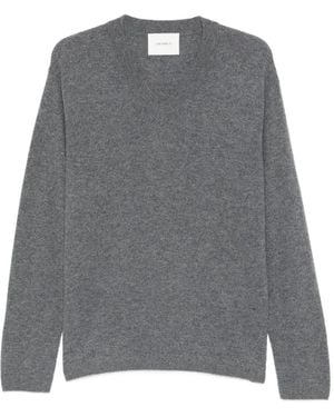 Lisa Yang Clayton V-Neck Jumper - Grey