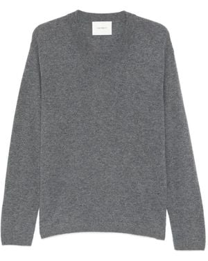 Lisa Yang Jersey Clayton con cuello en V - Gris