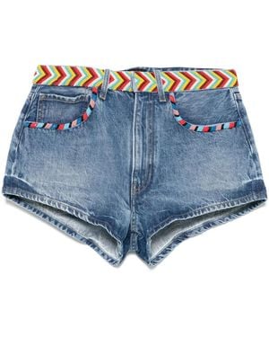 Alanui Memories Of The Savannah Shorts - Blue