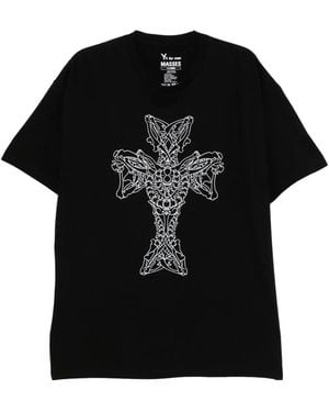 Y's Yohji Yamamoto Camiseta con estampado for men × MASSES - Negro