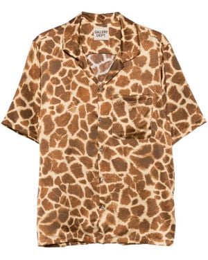 GALLERY DEPT. Parker Giraffe-print Shirt - ナチュラル