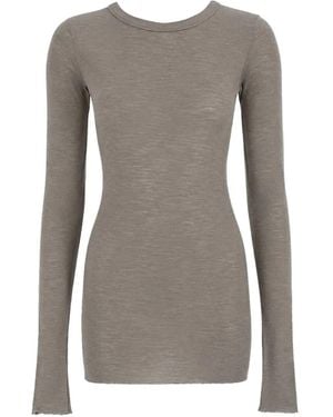 Rick Owens Long-Sleeve T-Shirt - Gray