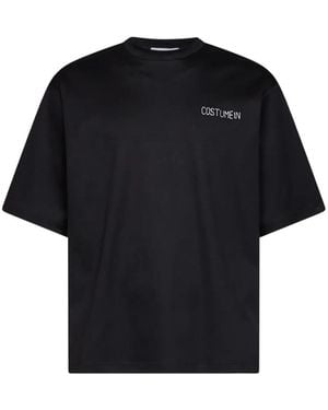 Costumein Logo-Embroidered Cotton T-Shirt - Black