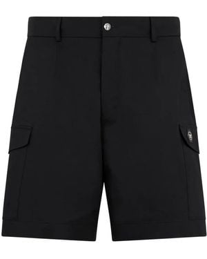 Philipp Plein Cargo Shorts - Black