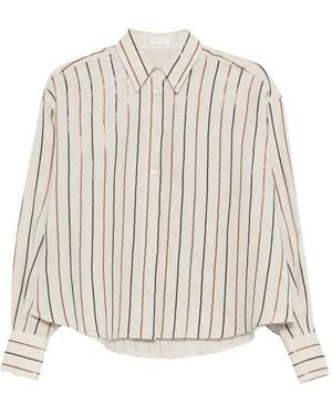 Brunello Cucinelli Linen Shirt - White